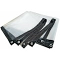 Miniatyrbilde 1 av 5: Transparent presenning 2x2 meter, ekstra sterk presenning, transparent presenning for drivhus{ee】