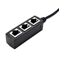 Miniatyrbillede 6 af 7: Ethernet Kabel Splitter Netværksadapter Ethernet Splitter 1 til{EE}