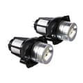 E90 E91 Angel Eyes Lys 12W 12V Svart Sølv 05-08