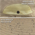 Miniatyrbild 4 av 5: Solhatt Anti-UV UPF 50+ Utomhus Fiskehatt Bredbrättad Fiske (Beige){ee} B