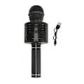 Miniatyrbillede 1 af 7: Trådløs Bluetooth Mikrofon Bærbar 4 i 1 Multifunktionel Støjreducerende Karaoke Mikrofon til Hjemme KTV Fest Bil Sort{ee]