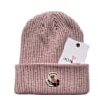 Miniatyrbillede 1 af 3: Unisex Strikket Hue til Kvinder og Mænd, Varmt Vinterhue Pink