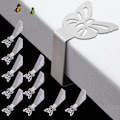 Miniatyrbillede 1 af 5: 10-pak Dugeklemmer til Tykke Udendørsborde, Sommerfugl Dugeklemme til Indendørs Picnicborde, Kraftig Rustfri Stål Klemme til Fest W{ee}