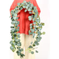 Miniatyrbilde 4 av 5: Kunstig Eukalyptus Girlander Eukalyptusblader, Håndlaget Eukalyptusranke, Grønn Bladgirlander, Bryllupsveggdekor