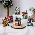 Miniatyrbilde 2 av 5: Julelandsby med belysning - LED juledekorasjon, amerikanske lyslenker, batteridrevet juledekorasjon