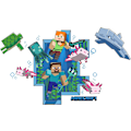Pikkukuva 1 / 5: RMK5005GM Minecraft Jättimäinen Irrotettava Seinätarra
