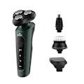 Miniatyrbilde 1 av 4: 9D Elektrisk barbermaskin for menn Skjeggtrimmer Barbermaskinsett 3 blader Bærbar Oppladbar Vaskbar Multifunksjonell{EE}