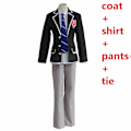 Miniatyrbilde 2 av 3: Anime Date A Live Itsuka Shido Cosplay Kostyme Prinsesse Yatogami Tohka Tokisaki Kurumi Skoleuniform Syntetisk Parykk Hår Menn Gutt Itsuka Shido Parykk Itsuka ShidoWig M