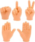 Små Händer Små Händer Fingerdockor Mini Fingerhänder Långfinger