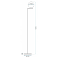 Miniatyrbilde 5 av 5: GLAMOUR GULVLAMPE APP921-1F
