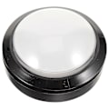 Miniatyrbilde 3 av 3: Snakkende klokke for synshemmede Praktisk trykknappklokke mekanisme Hvit White 10x10cm