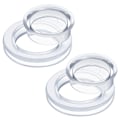 Pikkukuva 1 / 4: Aurinkovarjon reiän rengastulppa Joustava Helppo Asennus Aurinkovarjon kiila uima-allasterassille{EE} Transparent Ring*2pcs