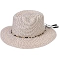 Miniatyrbillede 2 af 5: Sommer Stråhat, Bredskygget Sammenfoldelig Dame & Herre, One Size, Strandhat{ee] E pink + beige