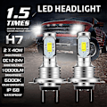Pikkukuva 1 / 5: H7 LED Canbus -ajovalot H7 LED -lyhyet valot 6000k IP68 CSP 3570 LED-sirut