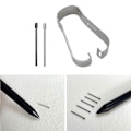 Pikkukuva 2 / 11: Alkuperäinen BOOX Marker Tips Kit Max lumille, lumi2/Note air2/Note5,3,2/Nova airC/Nova3 colol/Nova 3,2 kynän kärjet 10 Plastics Nibs 0.01
