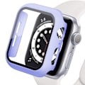 Miniatyrbillede 1 af 5: Hård Skal til Apple Watch Etui 9 8 7 6 5 4 38 40mm Tilbehør Skærmbeskytter iWatch Serie 44mm 45mm 41mm 42mm Lilla 21 Lilla 21 Lilac 21 Lilac 21 Series 654 SE 40MM