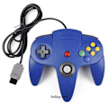 Miniatyrbild 4 av 4: 2-pack Klassisk Trådbunden N64-handkontroll Retrospel 64-bitars Spelhandkontroll Joystick{EE}