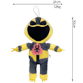 Miniatyrbild 1 av 3: Nightmare Critters Plyschleksak Yarnaby Gosedjur Poppy Playtime Dockor Barnpresent Yellow frog