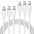 Miniatyrbillede 1 af 5: USB C til USB C Hurtig Opladerkabel 60W Type C Kompatibel med iPhone 15 16 Android Telefoner 3-pak 1 Meter