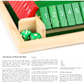 Miniatyrbild 5 av 5: Träspel, 4 Spelare Shut The Box Tärningsspel Trä Matematik Traditionellt Pubspel Tärningsspel Resespel 4 Spelare Fantastiska Familjespel red