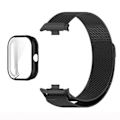 Pikkukuva 1 / 6: Metalliranneke Xiaomi Redmi Watch 4 -kelloon TPU-kotelolla, näytönsuojakalvolla, pehmeä Milanese-magneettilenkkiranneke Redmi Watch 4{ee} 2