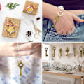 Pikkukuva 7 / 7: 40 kpl Vintage Avainsetti, Suuri Pronssinen Avainkoriste, DIY-setti, Rustiikkinen Avaimenperäsetti, Antiikkiset Avaimet DIY-koruihin, Riipuksiin, {EE}