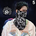 Miniatyrbild 1 av 8: 1st Fashion Punk Mask för män kvinnor sommar ansikte hals UV-skydd 5