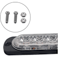 Pikkukuva 5 / 5: st 18W 6 LED Ohut Amber Keltainen Strobe Vilkkuvalo Baari Auto Kuorma-auto Hätävalo Pysäköintivalo Lamppu 12-24V