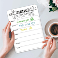 Miniatyrbillede 5 af 7: Menutavle Ugentlig Planlægger, Magnetisk Memo Madplan Købeliste, A4 To Do Liste, Køleskabs Menu Hvidtavle, Genanvendelig Tørvisk