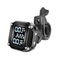 Miniatyrbild 1 av 5: TPMS Motorcykel Däcktryckssensorer Motor TMPS Däcktrycksövervakningssystem Vattentät 2 Hjul Däck Extern Sensor