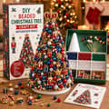 Miniatyrbild 3 av 11: DIY-pysselset med pärlade julgranar DIY Beading Kit Halloween Tree Type D - White Ghost