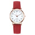 Quartz armbåndsur Lysende ur RØD rød rød red
