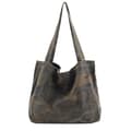 (ee) Naisten Vintage Canvas Camouflage -kassi Ostoskassi Käsilaukku