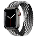 Pikkukuva 2 / 10: Joustavat rannekkeet Apple Watch 38mm/40mm/41mm Musta/Punainen Svart/Röd xs