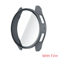 Miniatyrbillede 1 af 6: Hærdet glas + etui til Samsung Galaxy Watch 7 44 mm 40 mm skærmbeskytter Allround bumper etui til Galaxy Watch 7FE 40 44 mm grå[ee] Gray For Watch 7 40mm