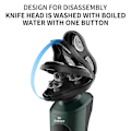 Miniatyrbilde 3 av 4: 9D Elektrisk barbermaskin for menn Skjeggtrimmer Barbermaskinsett 3 blader Bærbar Oppladbar Vaskbar Multifunksjonell{EE}