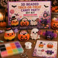 Miniatyrbild 2 av 11: Pysselset med Halloween-pärlor Ghost Cemetery Team DIY Beading Kit (with Color Box)