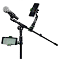 Miniatyrbilde 4 av 5: Gitartelefonholder, passer til mikrofonstativ, telefonholder for notestativ - 360 graders roterende mikrofontelefonholder