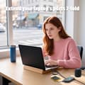 Miniatyrbillede 4 af 5: USB Hub 3.0 med strømadapter 7 porte højhastigheds dataoverførsel forlængerkabel 1,2 m indbygget LED-lys til PC bærbar desktop flashdrev sort