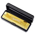 Pikkukuva 1 / 5: Huuliharppu C-sävyssä, 10-reikäinen Blues-Harp Diatoninen Huuliharppu 20 Ääntä Gold