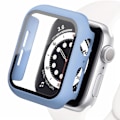 Miniatyrbillede 1 af 5: Hård Skal til Apple Watch Etui 9 8 7 6 5 4 38 40mm Tilbehør Skærmbeskytter iWatch Serie 44mm 45mm 41mm 42mm Isblå 7 Isblå 7 Isblå 7 Ice Blue 7 Series 123 42MM