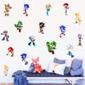 Väggdekal för Sonic the Hedgehog-spel, självhäftande