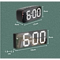 Miniatyrbild 3 av 4: Digital väckarklocka, LED digital sängklocka