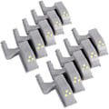 Miniatyrbillede 1 af 5: 10 stk. LED Skabslys Universal Garderobehængsel Sensor Lampe Køkken Cold white