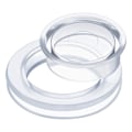 Pikkukuva 1 / 4: Aurinkovarjon reiän rengastulppa Joustava Helppo Asennus Aurinkovarjon kiila uima-allasterassille{EE} Transparent Umbrella Ring