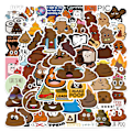 Pikkukuva 1 / 5: 60 sarjakuva parodia kakka emoji tarraa{ee}