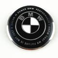 Emblem Motorhjelm Logo til Thunder sort og hvid Thunder black and white 82MM hood