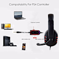Miniatyrbillede 2 af 4: 3,5 mm kablet gamingheadset med mikrofon til Xbox-one Ps4{EE}