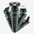 Miniatyrbilde 2 av 4: 9D Elektrisk barbermaskin for menn Skjeggtrimmer Barbermaskinsett 3 blader Bærbar Oppladbar Vaskbar Multifunksjonell{EE}