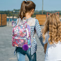 Miniatyrbild 5 av 5: Flickryggsäck med paljetter Enhörning Skolväska Tålig Reseryggsäck - Perfekt colorful2
